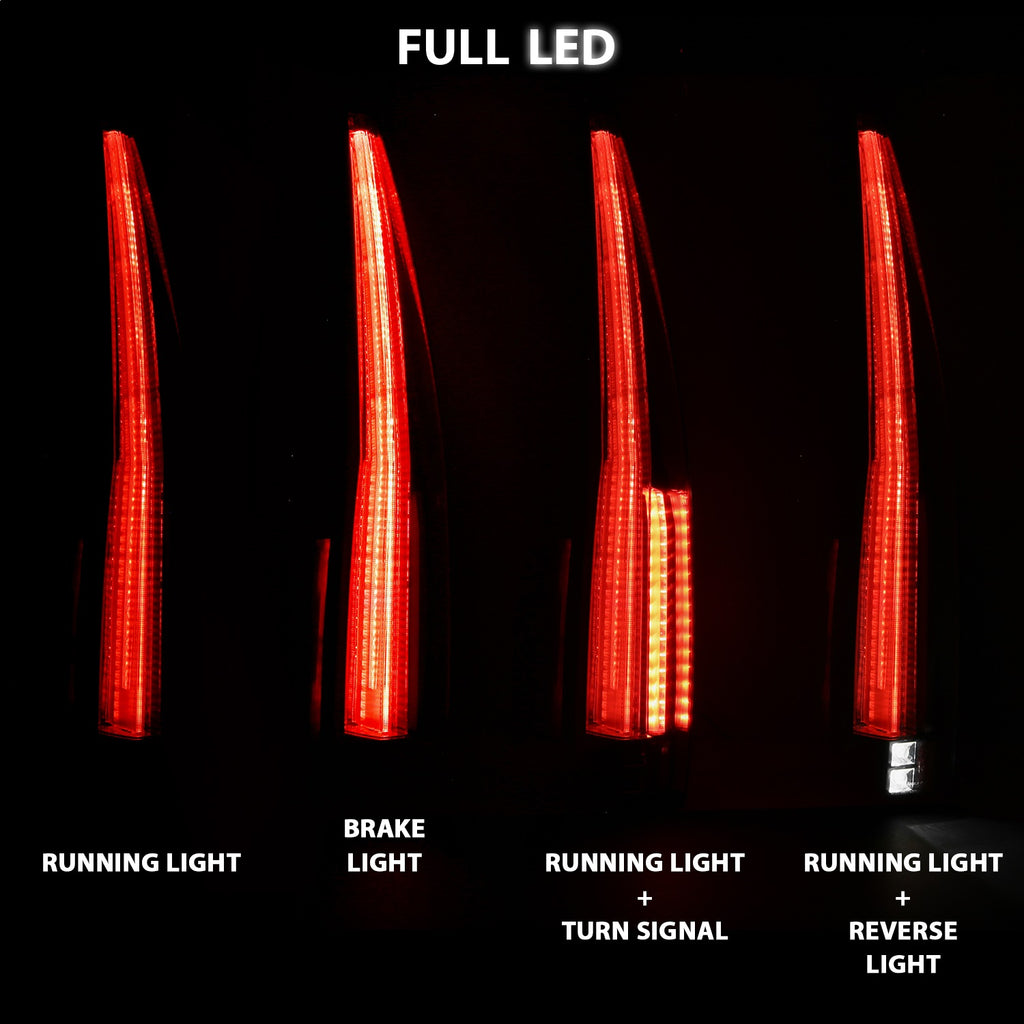 Anzo USA 311296 Tail Light Assembly Fits 07-14 Escalade