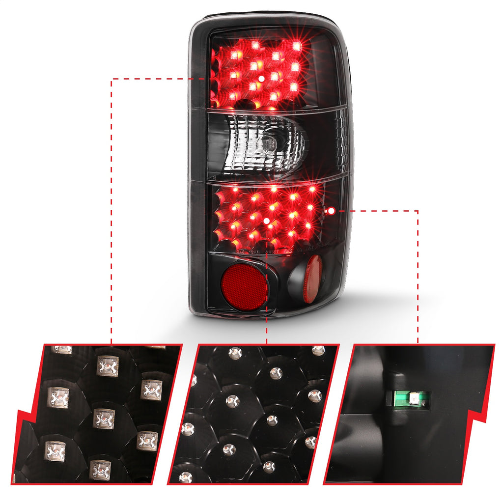 Anzo USA 311298 Tail Light Assembly Fits 00-06 Suburban 1500 Suburban 2500 Tahoe