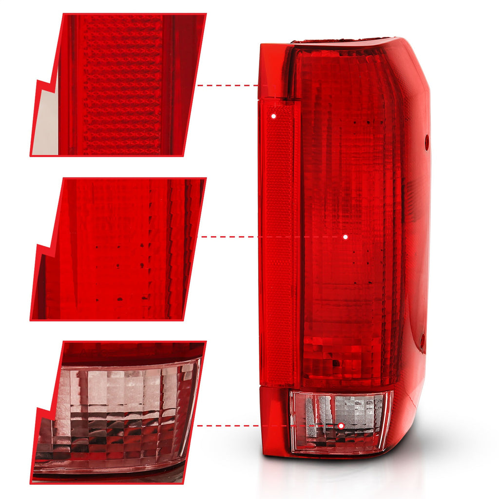 Anzo USA 311306 Tail Light Assembly Fits 92-97 Bronco F-150