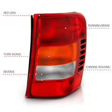 Load image into Gallery viewer, Anzo USA 311308 Tail Light Assembly Fits 99-04 Grand Cherokee (WJ)