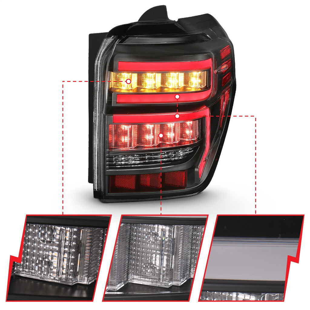 Anzo USA 311311 Tail Light Assembly Fits 14-23 4Runner