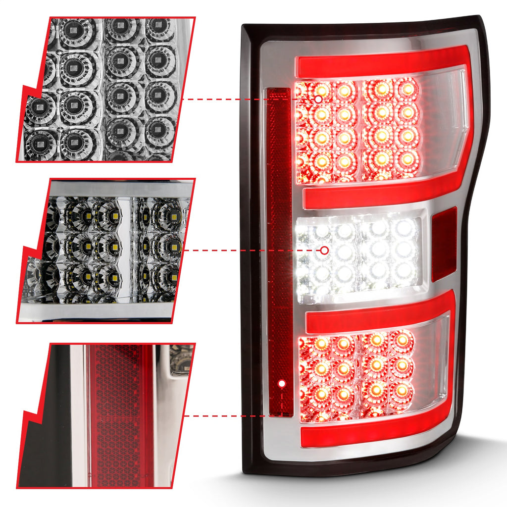 Anzo USA 311316 Tail Light Assembly Fits 18-20 F-150