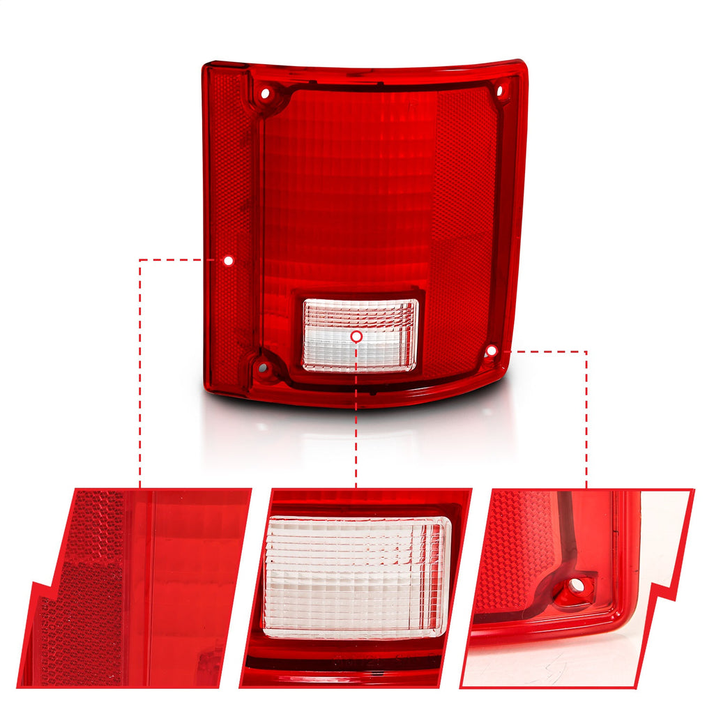 Anzo USA 311317 Tail Light Assembly Fits 83-91 Blazer Jimmy