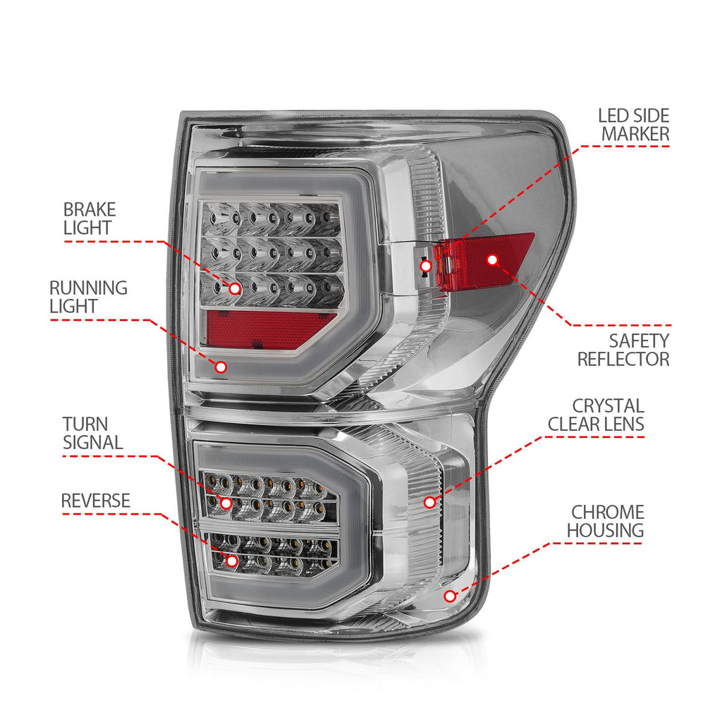 Anzo USA 311338 Tail Light Assembly Fits 07-13 Tundra