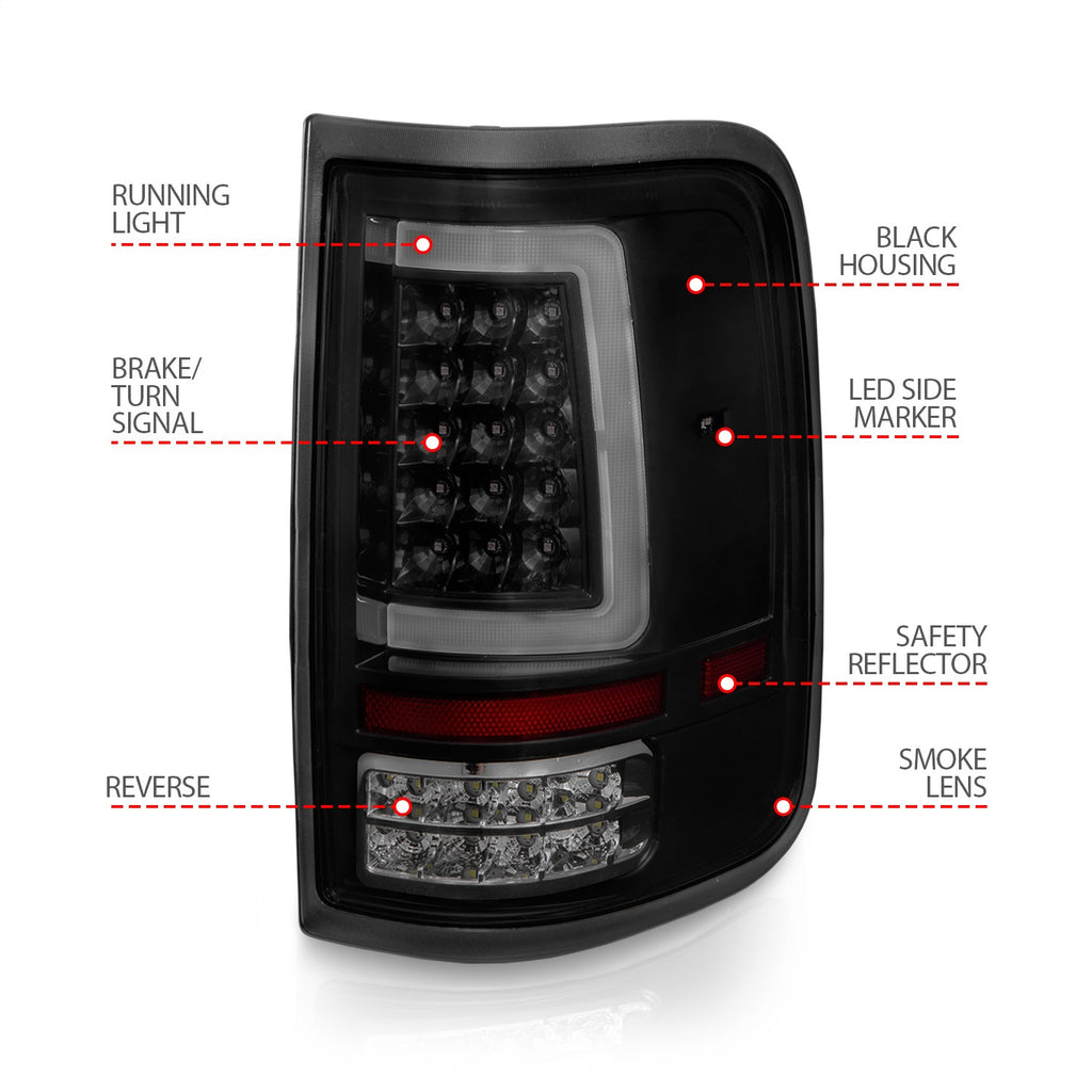 Anzo USA 311343 Tail Light Assembly Fits 04-08 F-150