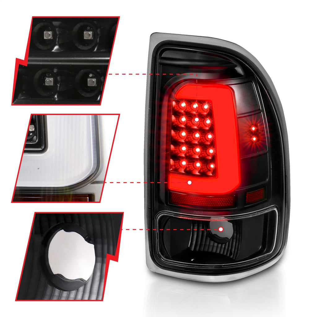Anzo USA 311347 Tail Light Assembly Fits 97-04 Dakota