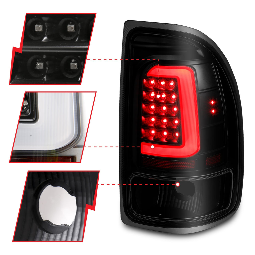 Anzo USA 311348 Tail Light Assembly Fits 97-04 Dakota