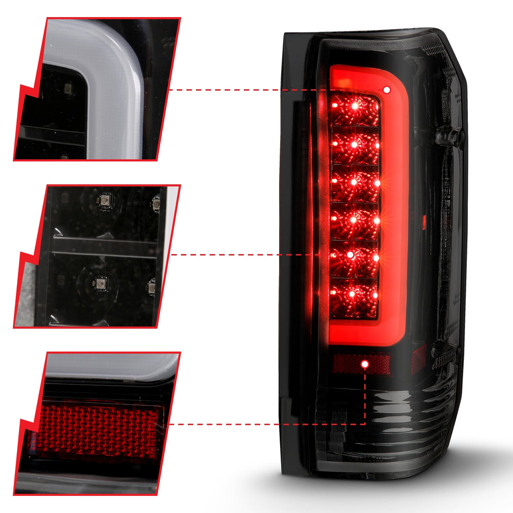 Anzo USA 311351 Tail Light Assembly Fits 89-96 Bronco F-150 F-250 F-350