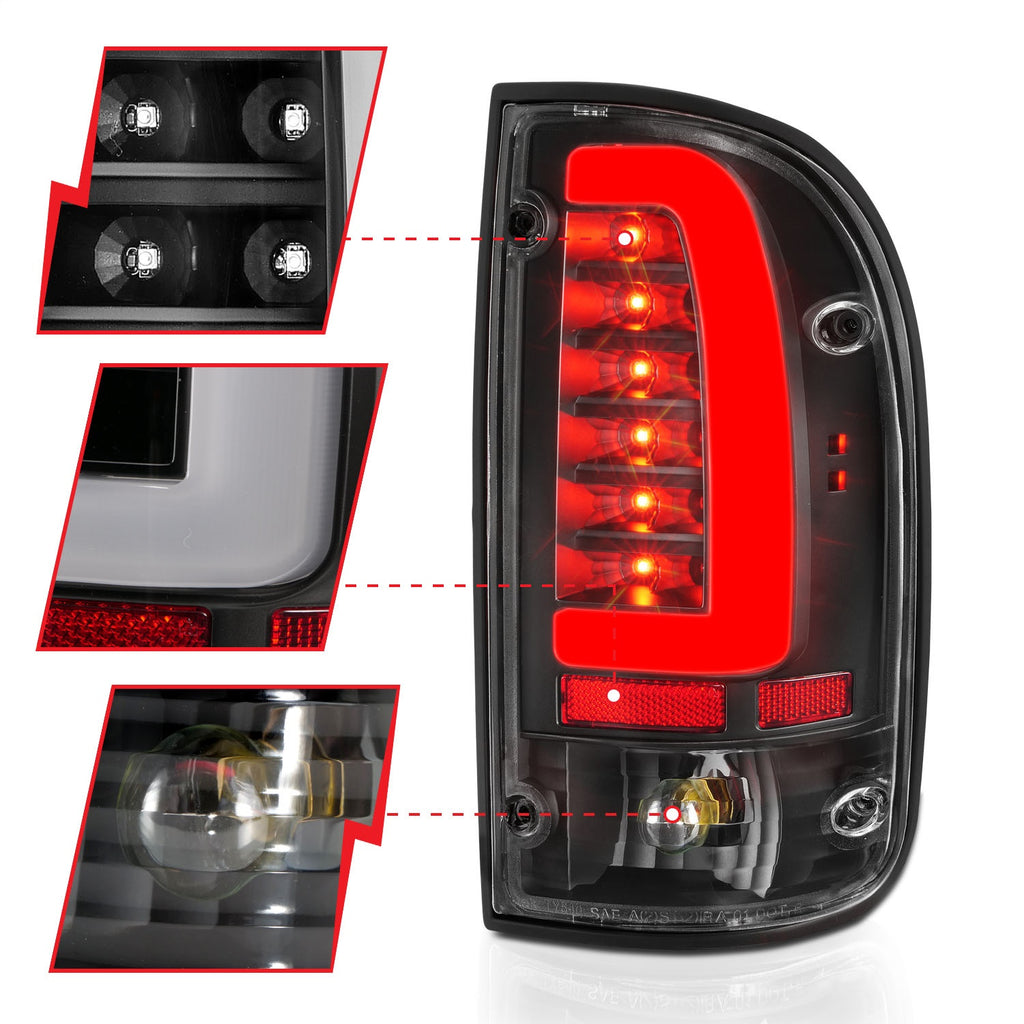 Anzo USA 311353 Tail Light Assembly Fits 95-00 Tacoma