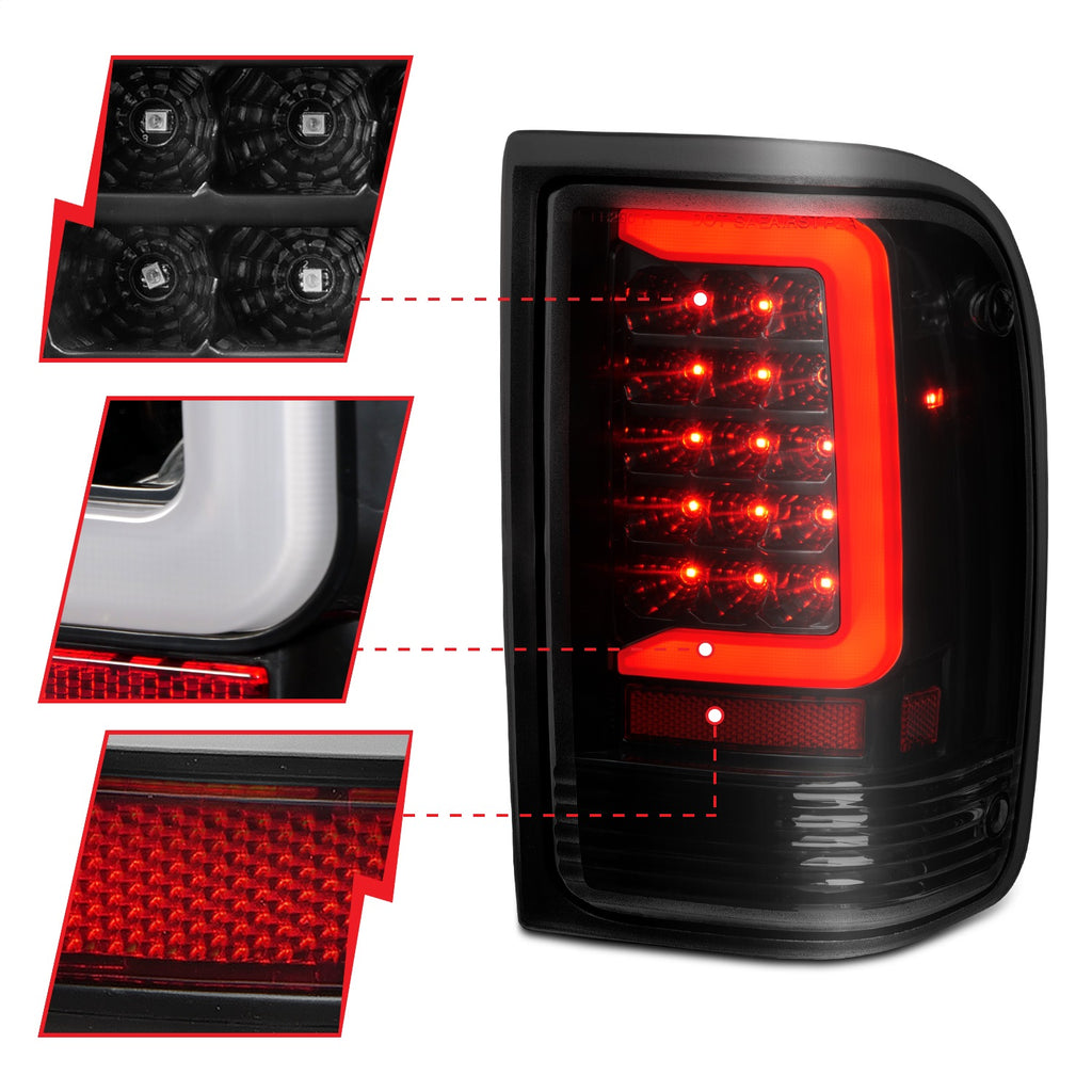 Anzo USA 311360 Tail Light Assembly Fits 93-97 Ranger