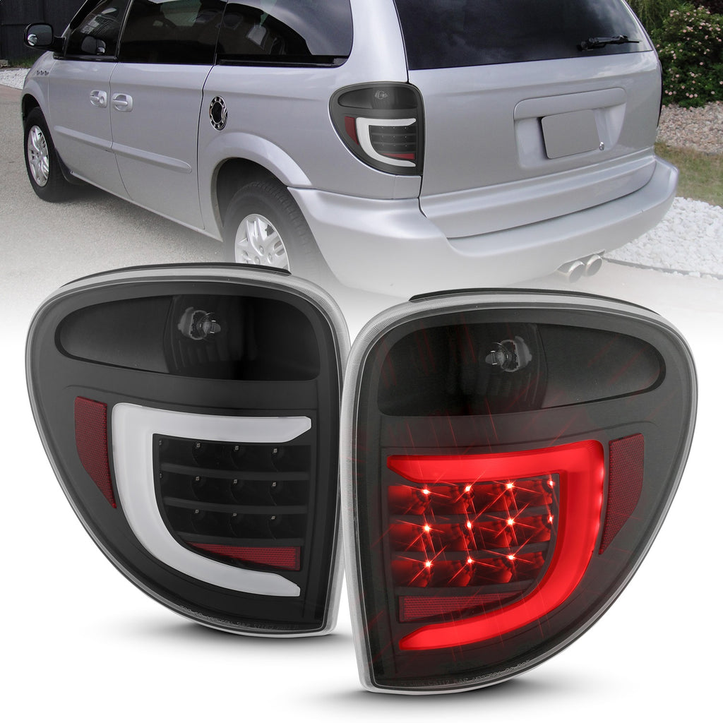 Anzo USA 311365 Tail Light Assembly Fits 04-07 Grand Caravan Town & Country