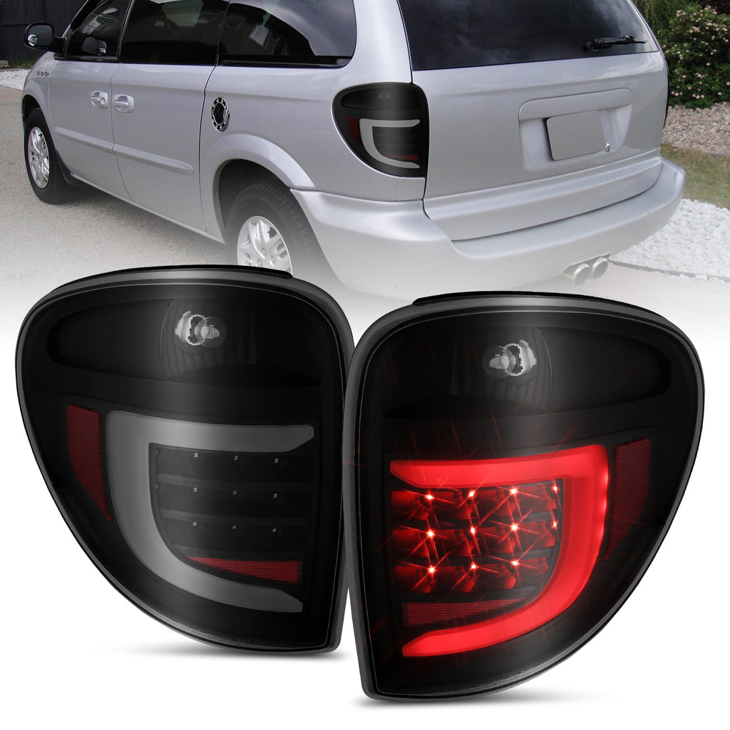 Anzo USA 311366 Tail Light Assembly Fits 04-07 Grand Caravan Town & Country