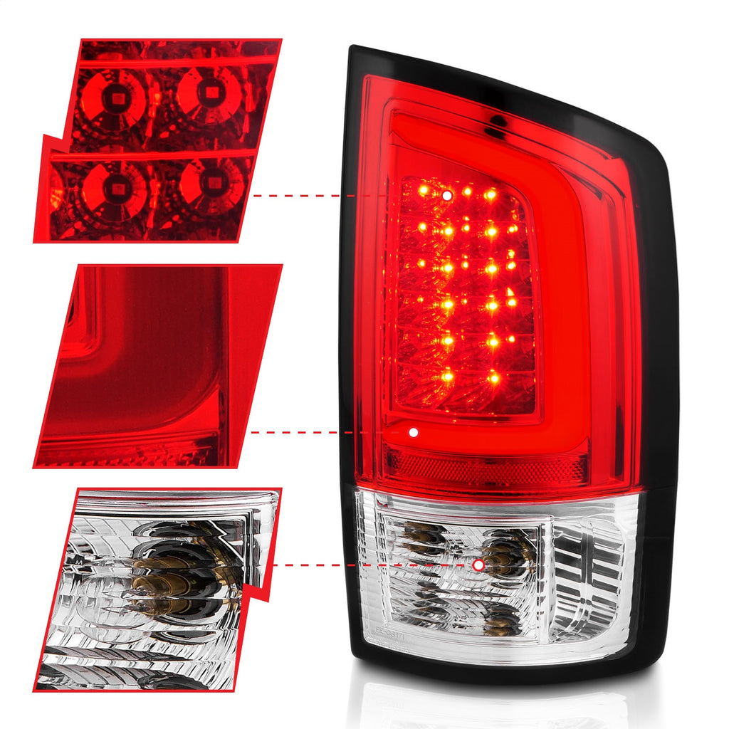 Anzo USA 311370 Tail Light Assembly Fits 02-06 Ram 1500 Ram 2500 Ram 3500