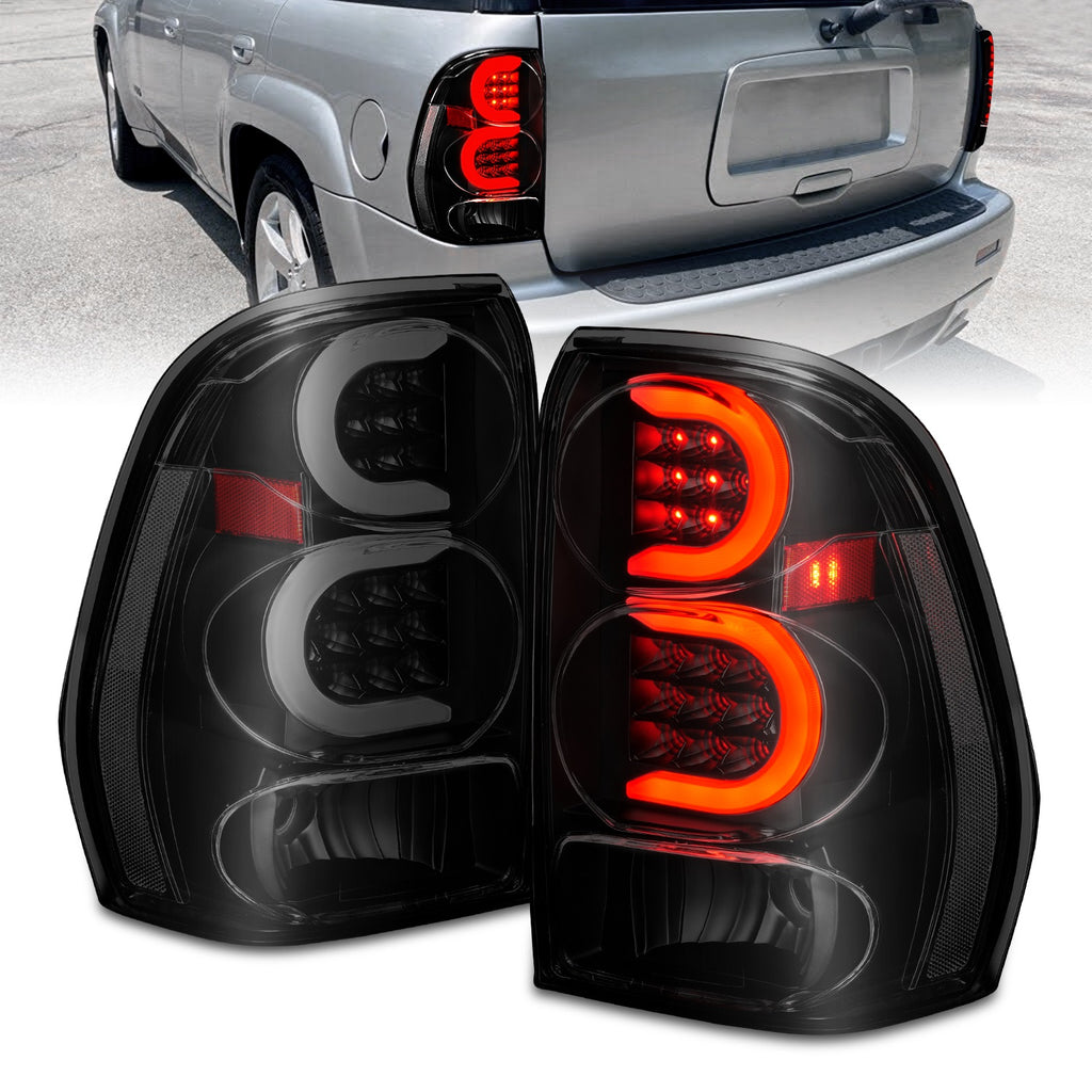 Anzo USA 311372 Tail Light Assembly Fits 02-09 Trailblazer