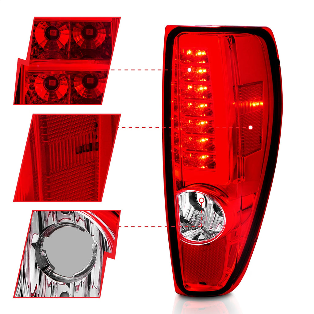 Anzo USA 311384 Tail Light Assembly Fits 04-12 Canyon Colorado