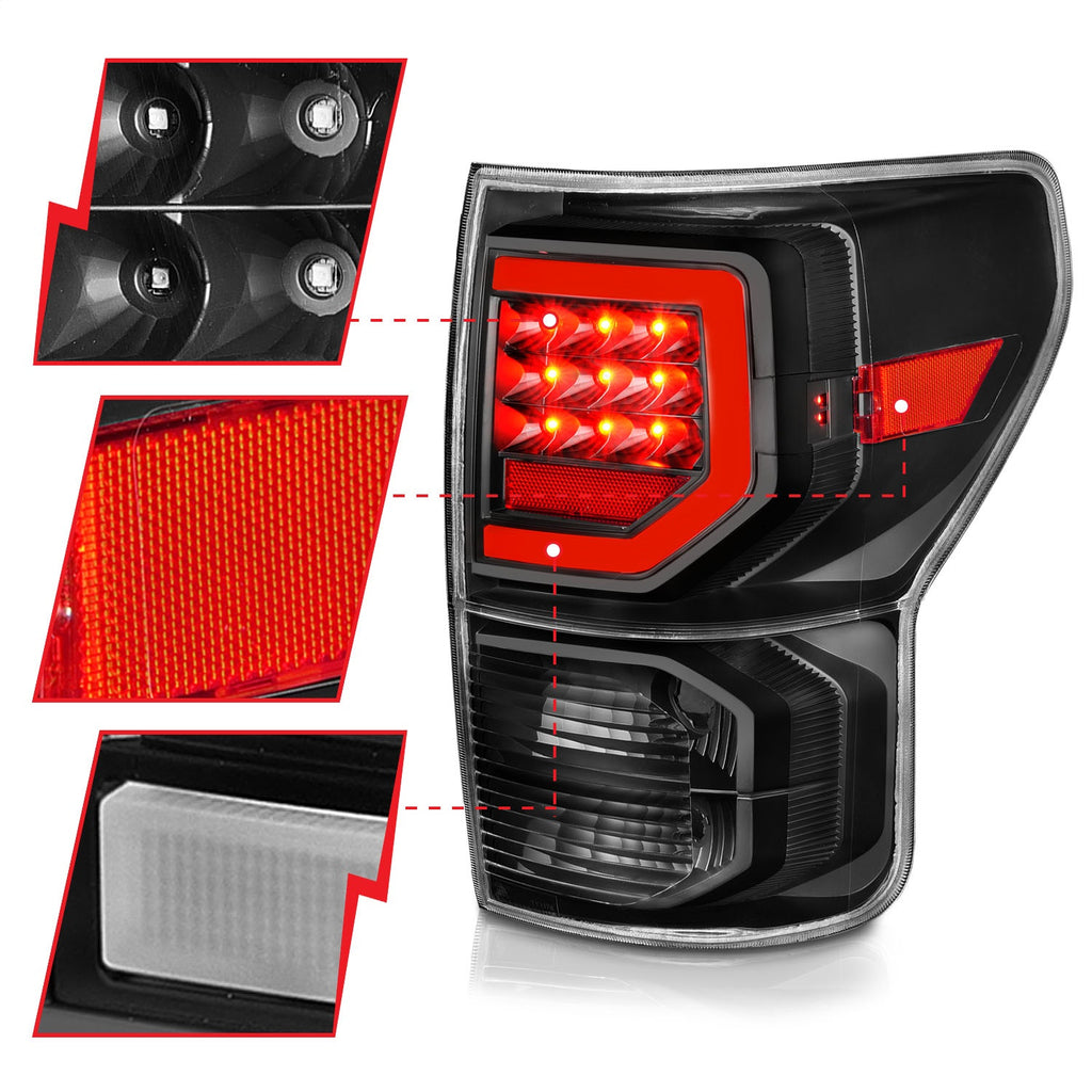 Anzo USA 311386 Tail Light Assembly Fits 07-13 Tundra