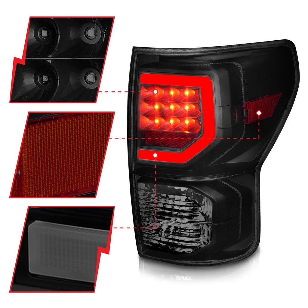 Anzo USA 311387 Tail Light Assembly Fits 07-13 Tundra