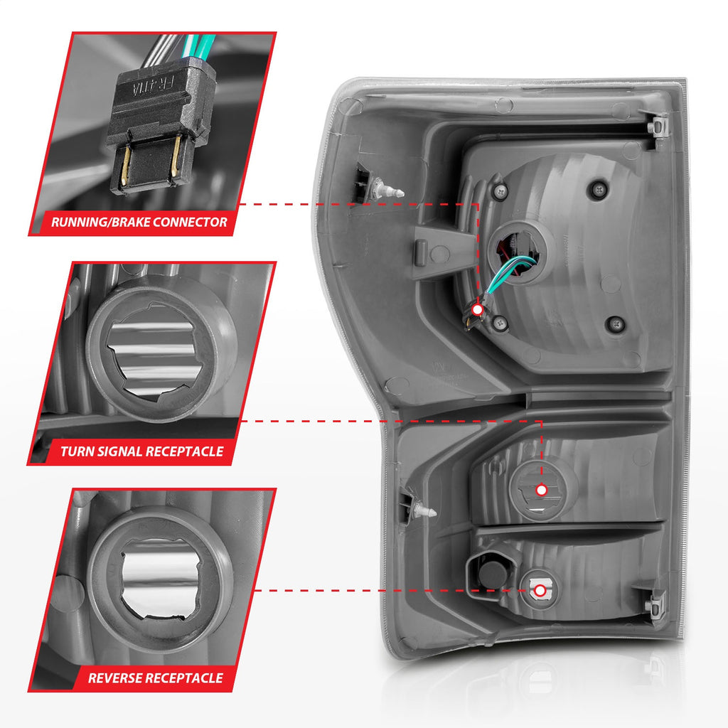 Anzo USA 311387 Tail Light Assembly Fits 07-13 Tundra