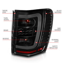 Load image into Gallery viewer, Anzo USA 311395 Tail Light Assembly Fits 99-04 Grand Cherokee (WJ)