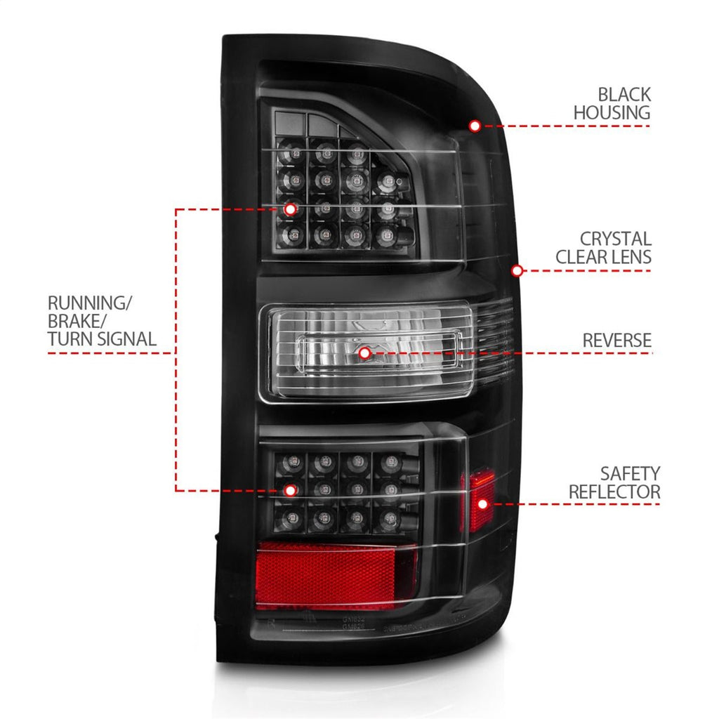 Anzo USA 311397 Tail Light Assembly