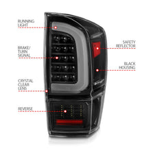 Load image into Gallery viewer, Anzo USA 311400 Tail Light Assembly Fits 16-23 Tacoma