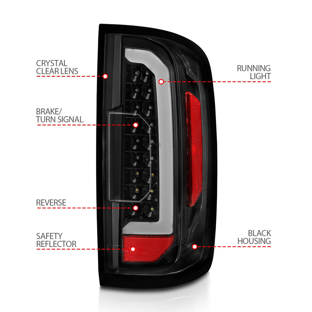 Anzo USA 311402 Tail Light Assembly Fits 15-21 Canyon