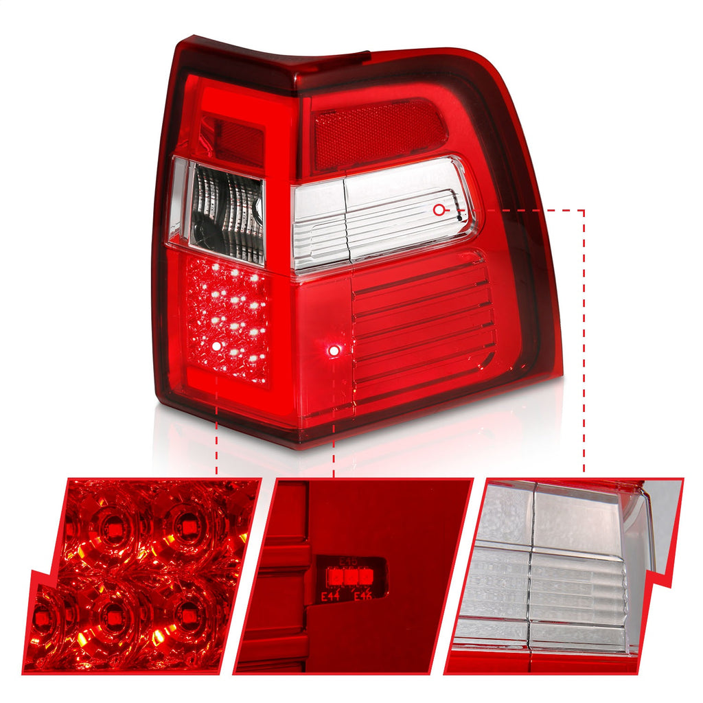 Anzo USA 311410 Tail Light Assembly Fits 07-17 Expedition