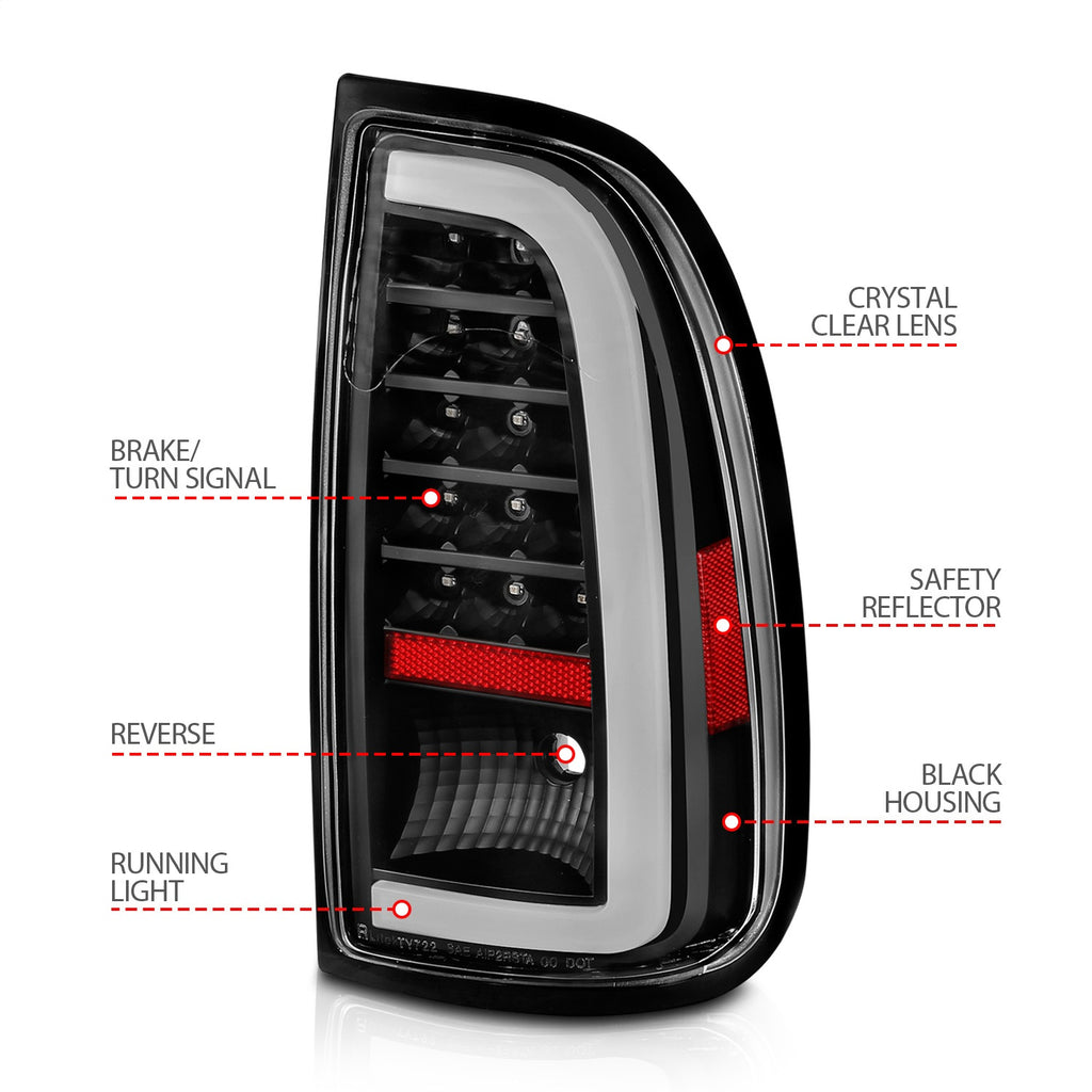Anzo USA 311411 Tail Light Assembly Fits 00-06 Tundra