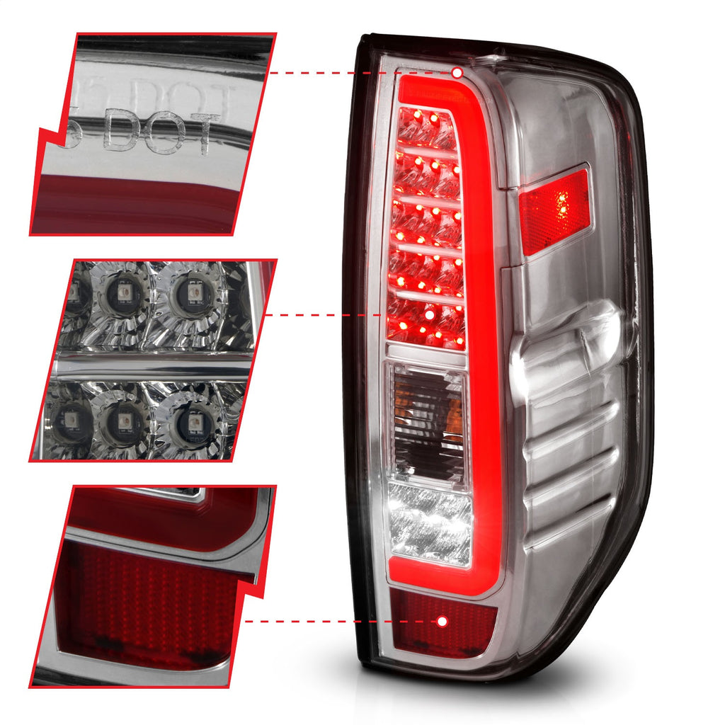 Anzo USA 311445 Tail Light Assembly Fits 05-21 Equator Frontier