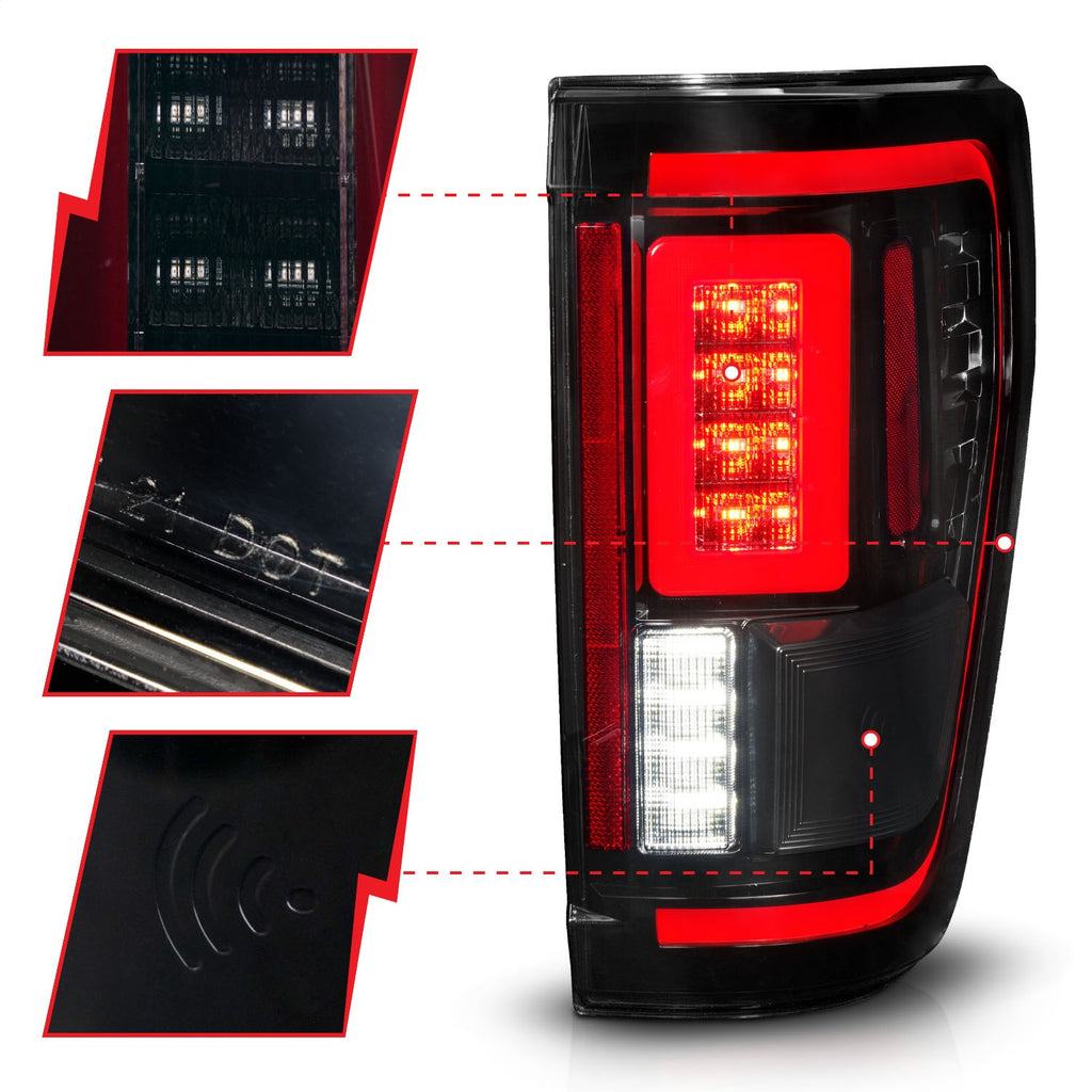 Anzo USA 311476 Tail Light Assembly Fits 21-23 F-150
