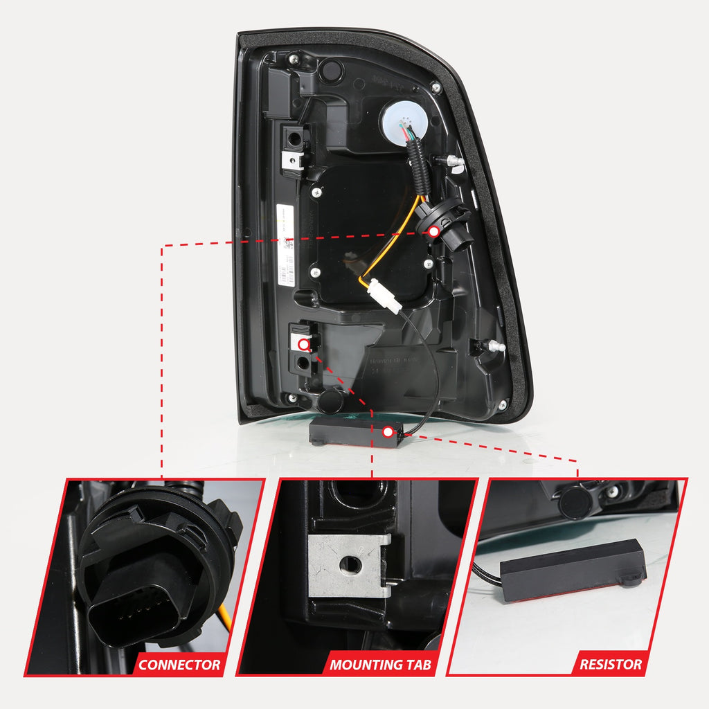 Anzo USA 311477 Tail Light Assembly Fits 19-24 1500