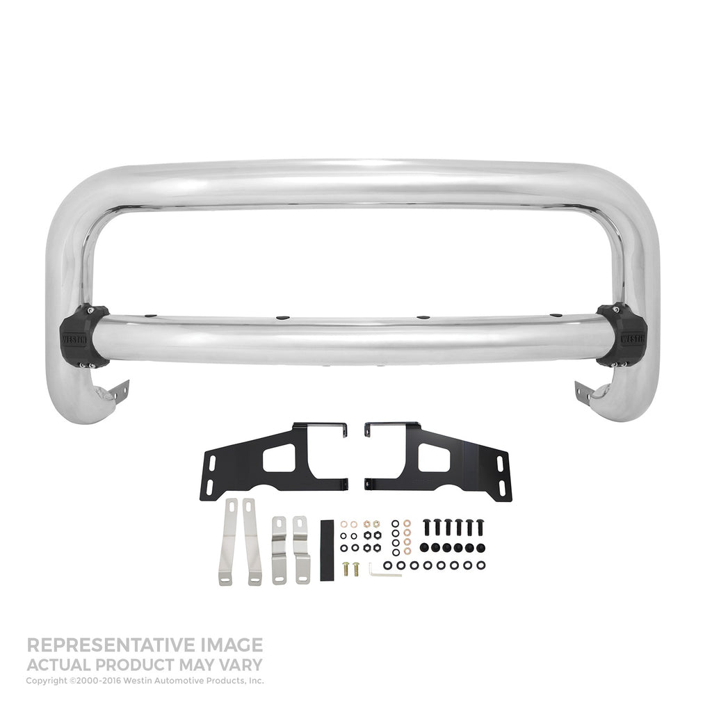 Westin 32-31010 Contour 3.5 Bull Bar Fits Silverado 2500 HD Silverado 3500 HD