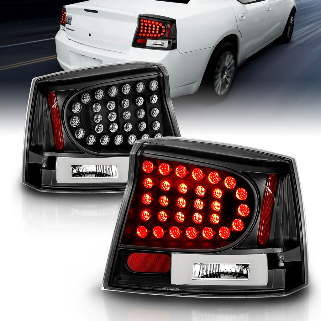 Anzo USA 321014 Tail Light Assembly Fits 06-08 Charger