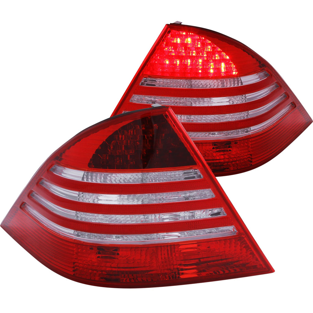 Anzo USA 321055 Tail Light Assembly Fits 00-06 S430 S500 S55 AMG S600