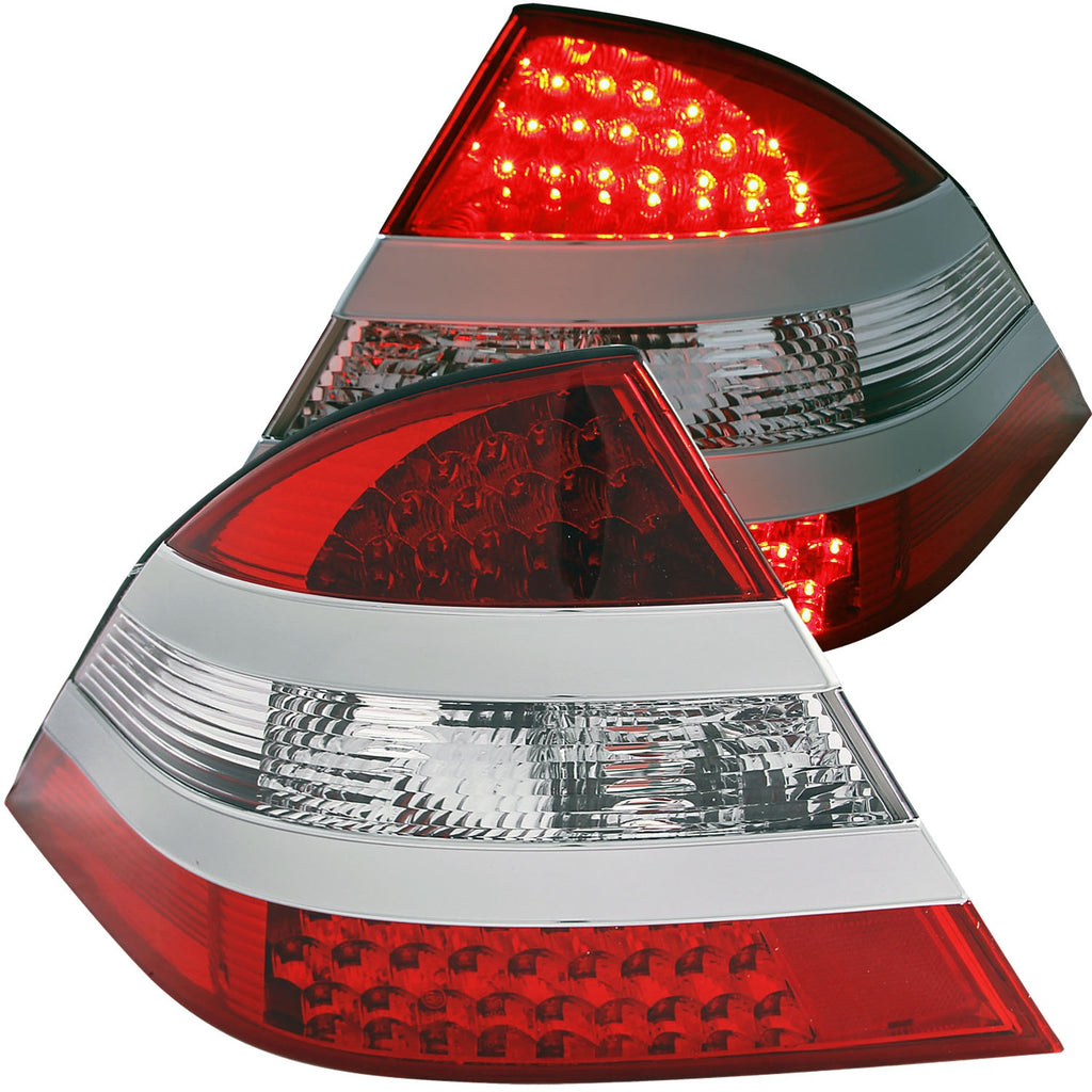 Anzo USA 321086 Tail Light Assembly Fits 00-05 S430 S500 S55 AMG S600