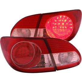 Anzo USA 321190 Tail Light Assembly Fits 03-08 Corolla