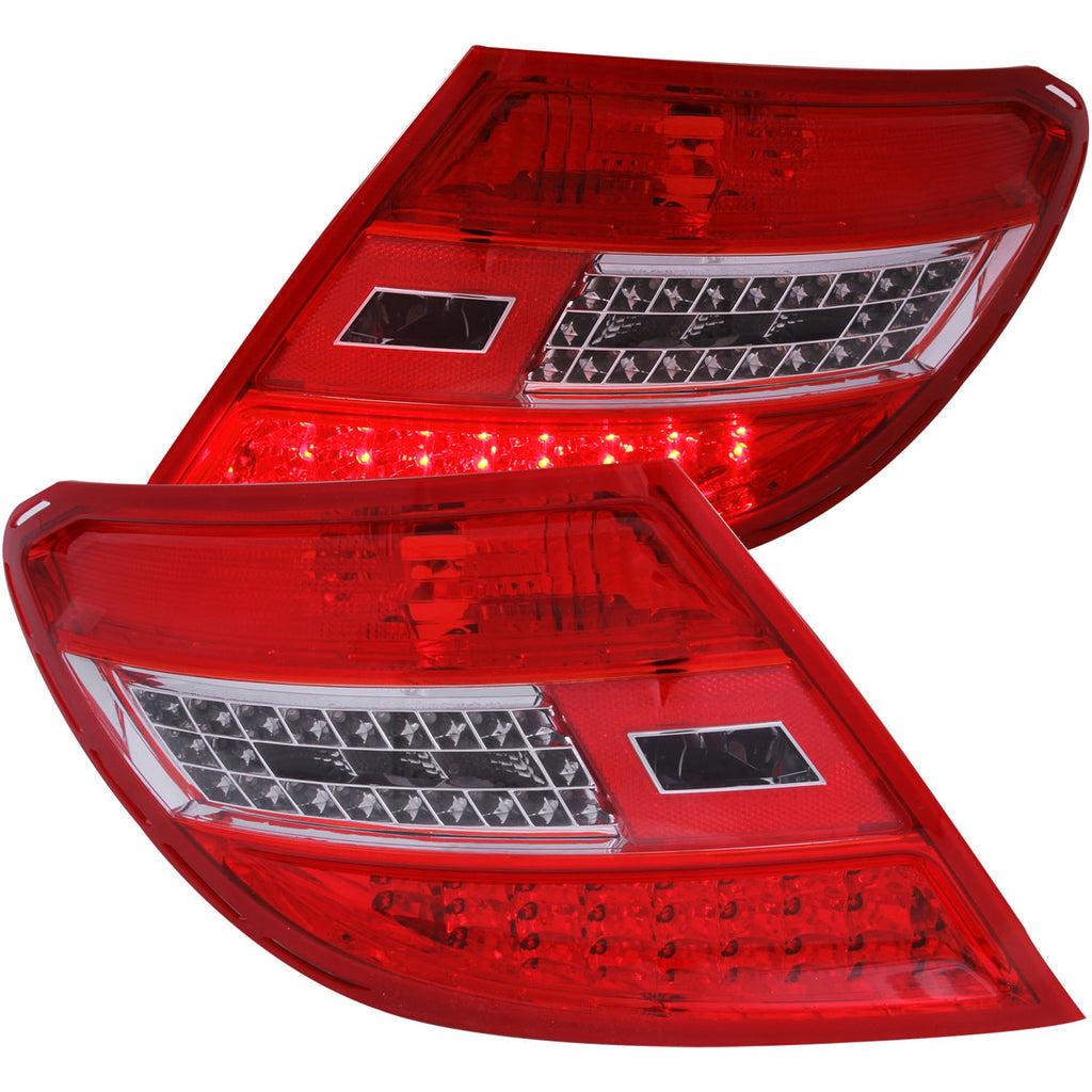 Anzo USA 321202 Tail Light Assembly Fits 08-10 C300 C350 C63 AMG