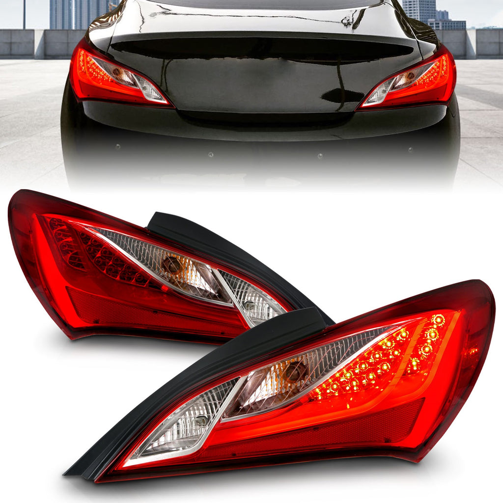 Anzo USA 321334 Tail Light Assembly Fits 10-16 Genesis Coupe