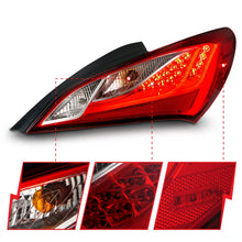Load image into Gallery viewer, Anzo USA 321334 Tail Light Assembly Fits 10-16 Genesis Coupe