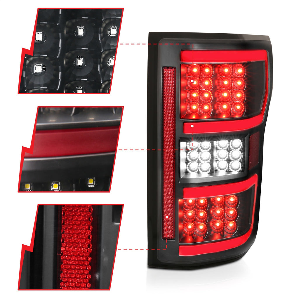 Anzo USA 321338 Tail Light Assembly Fits 18-20 F-150