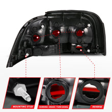 Load image into Gallery viewer, Anzo USA 321350 Tail Light Assembly Fits 96-98 Mustang