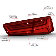 Load image into Gallery viewer, Anzo USA 321353 Tail Light Assembly Fits 12-15 A6 A6 Quattro S6