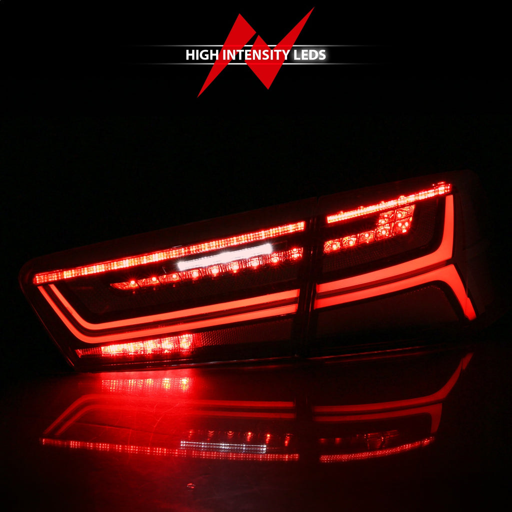 Anzo USA 321353 Tail Light Assembly Fits 12-15 A6 A6 Quattro S6