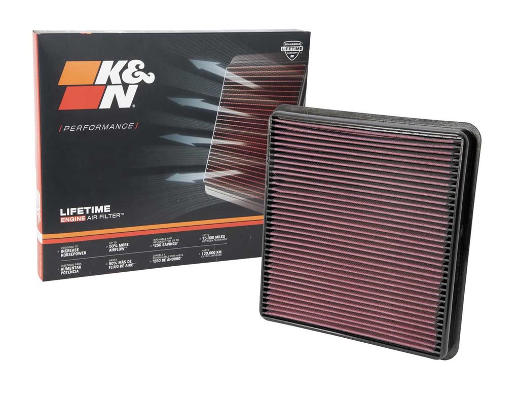 K&N Filters 33-2387 Air Filter Fits 07-21 Land Cruiser LX570 Sequoia Tundra