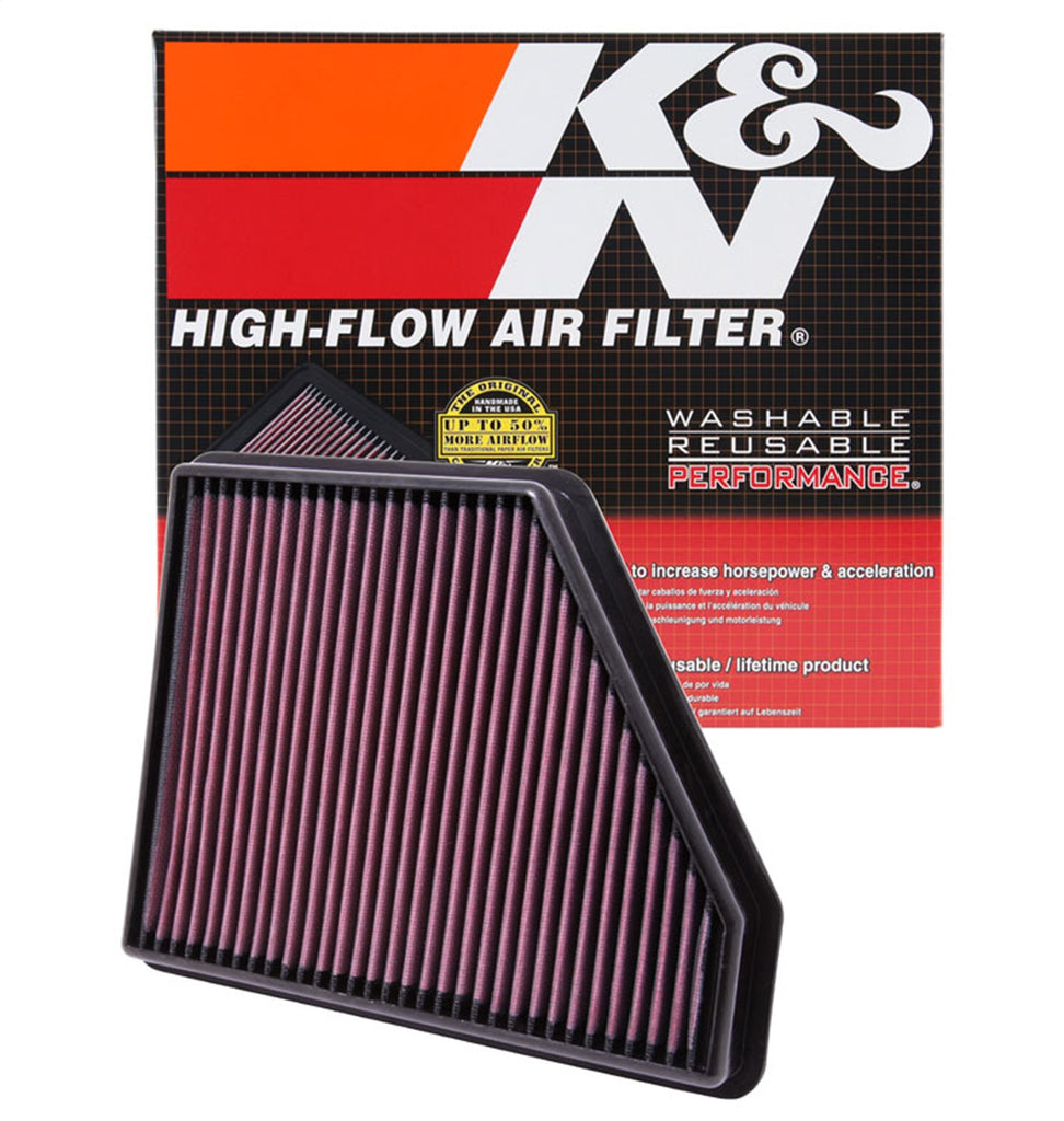 K&N Filters 33-2434 Air Filter Fits 10-15 Camaro