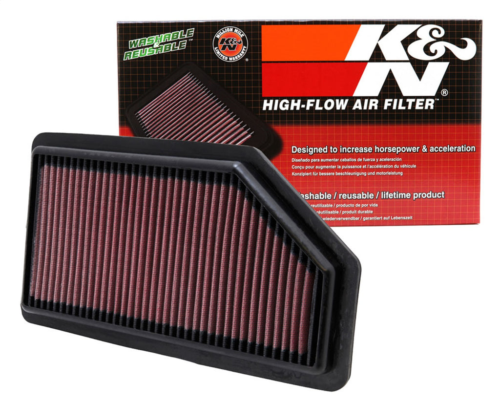 K&N Filters 33-2461 Air Filter Fits 11-17 Mustang Odyssey