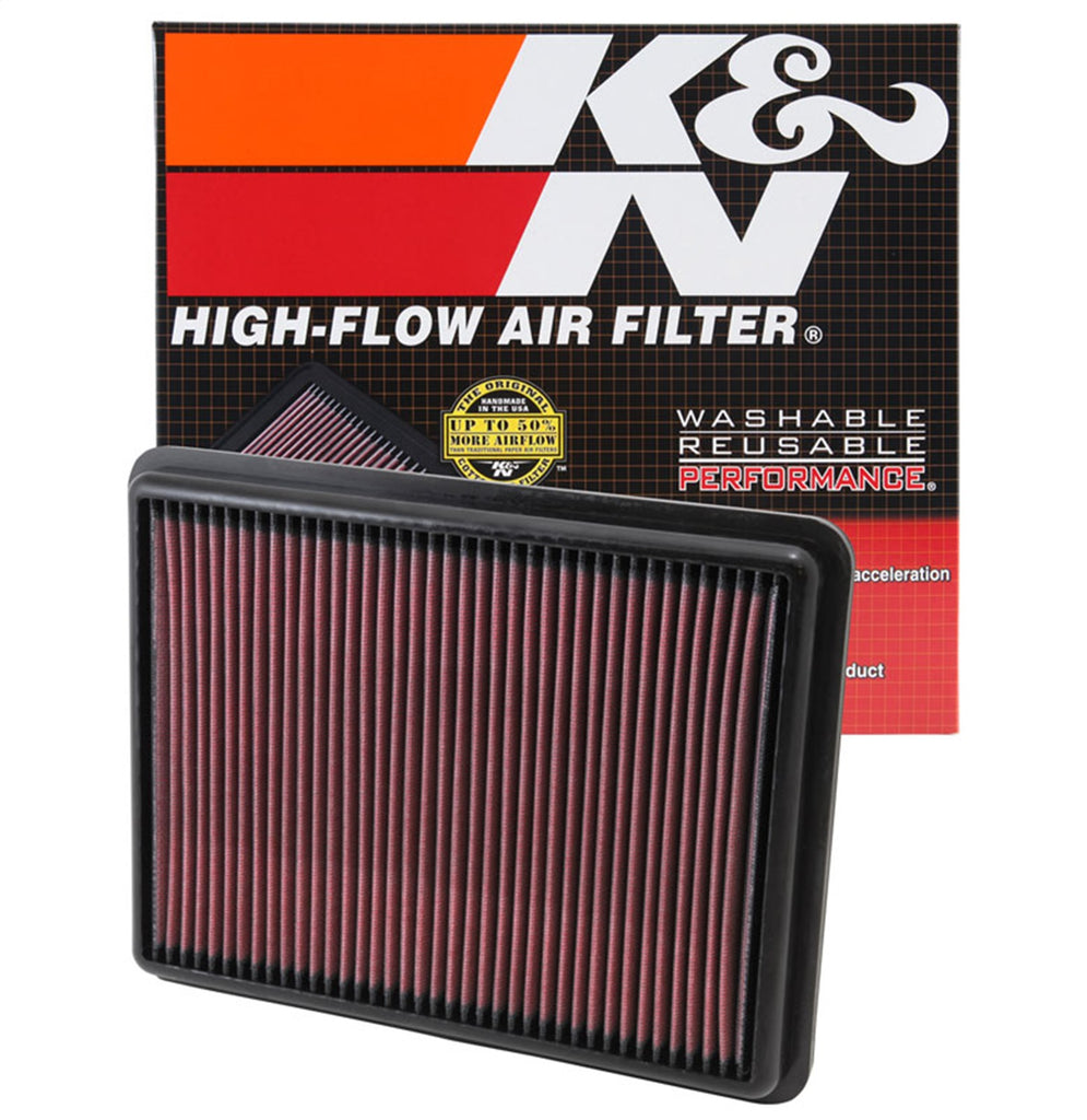 K&N Filters 33-2493 Air Filter Fits Santa Fe Santa Fe Sport Santa Fe XL Sorento
