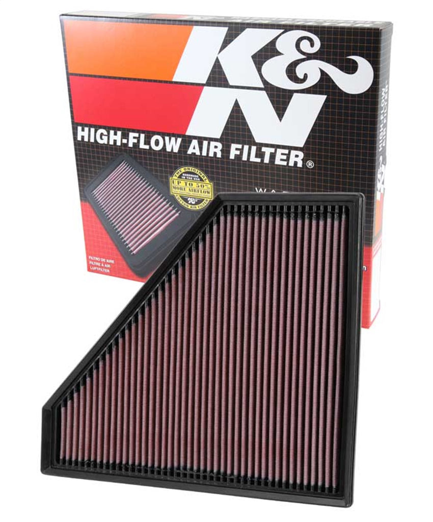 K&N Filters 33-2496 Air Filter Fits 13-24 ATS Camaro CTS