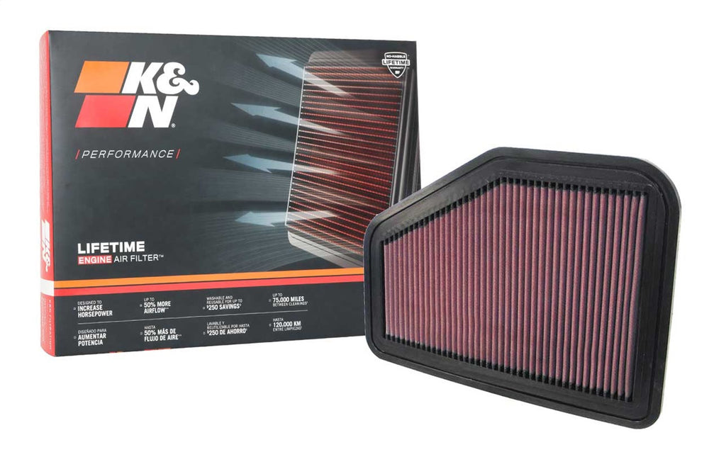 K&N Filters 33-2919 Air Filter Fits 08-17 G8 SS