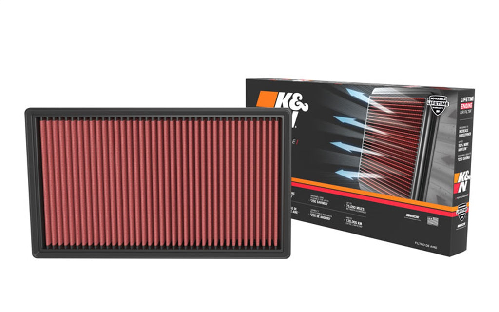 K&N Filters 33-3173 Air Filter Fits C200 C300 CLE300 E200 E300 GLC300 GLC300e